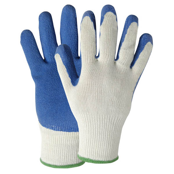 Y9243 Wells Lamont Latex Coated 10-gauge A2 Poly/Cotton Seamless Knit Work Gloves